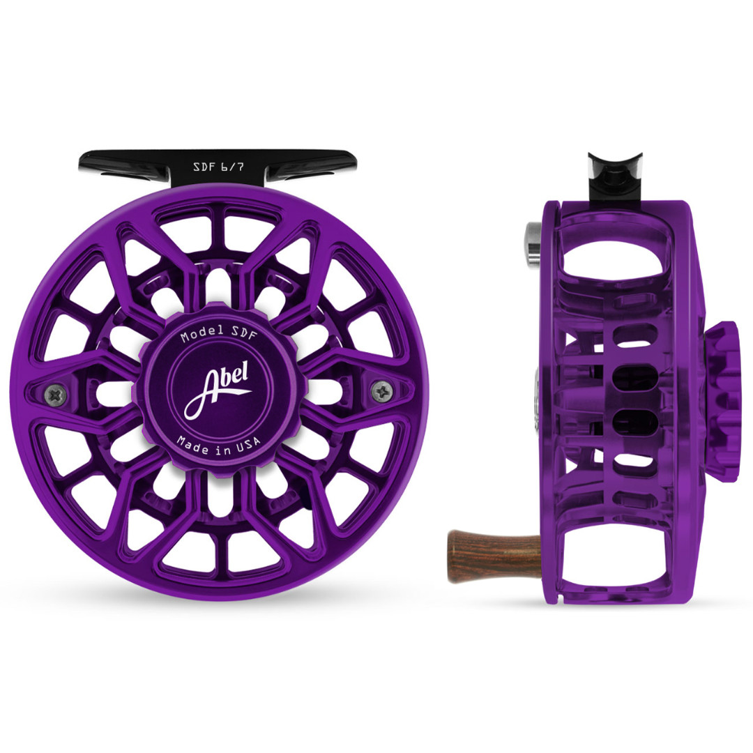 SDF Ported 6/7 Purple Reel w/ Rosewood Handle62034 - Gordy & Sons