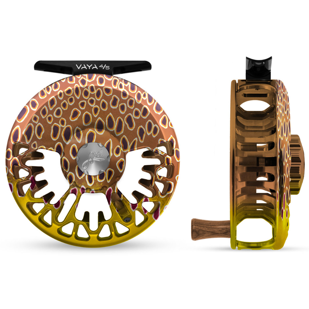 Vaya 4/5 Classic Brown Trout Reel w/ Walnut Handle62302 - Gordy
