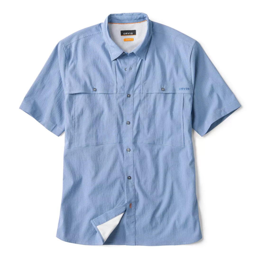 orvis dress shirts Orvis Men's River Guide Long Sleeve Shirt 2.0 True Navy / Medium main image 0