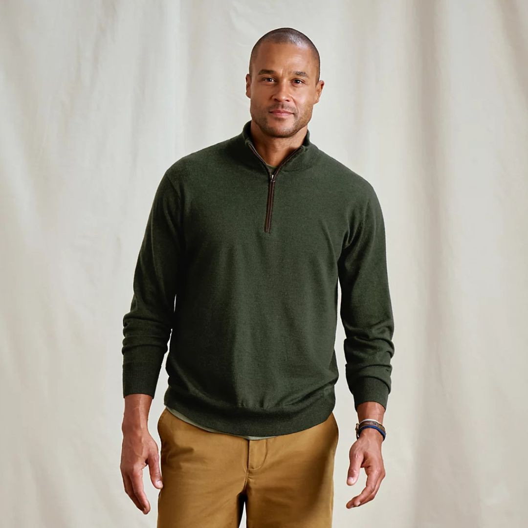 Merino Quarter Zip Sweater 2.062937 - Gordy & Sons Outfitters
