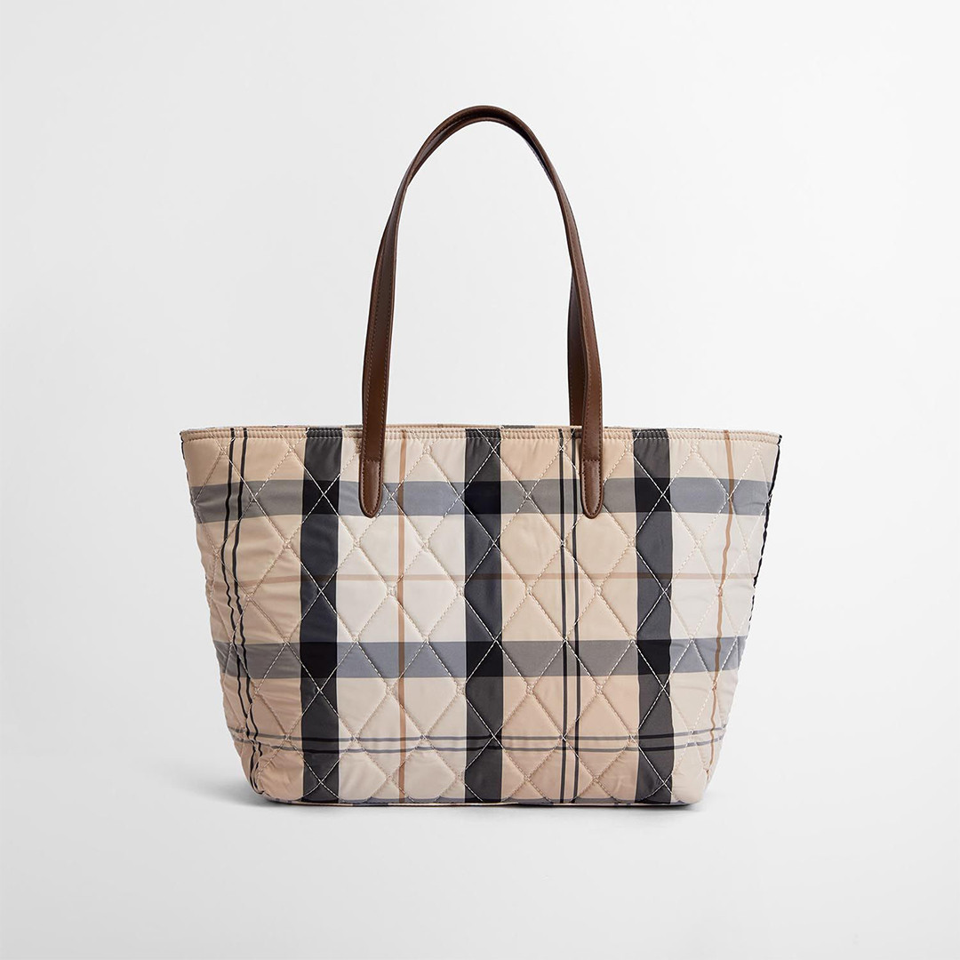 Barbour Wetherham Quiletd Tartan Tote63473 Gordy Sons Outfitters
