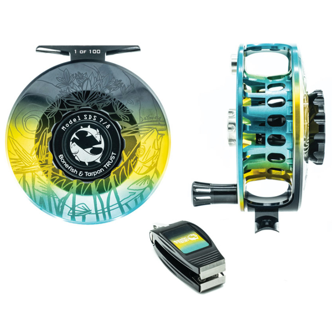 Abel SDS 9/11 Bonefish Tarpon Trust Colab Reel and Nipper