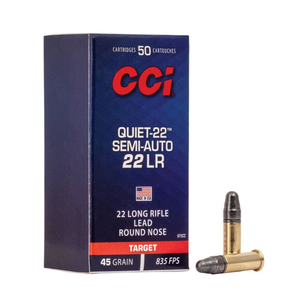 CCI 22LR Quiet 45gr Lead Round Nose 975CC65039 - Gordy & Sons