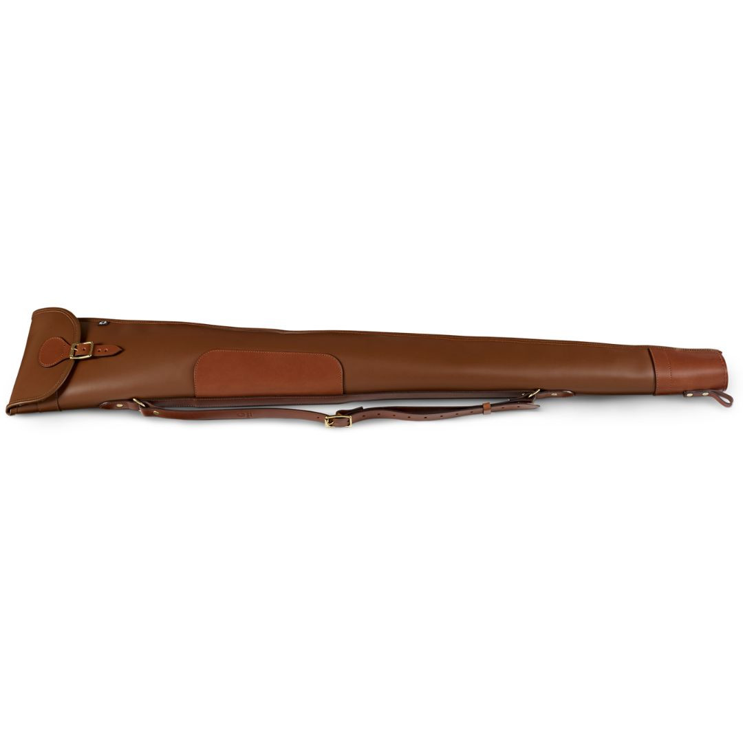 小物 atlast&co MUFFLER HOUNDTOOTH BROWN Croots Byland Leather Gun Slip w/ Flap and Zip65653 - Gordy & Sons