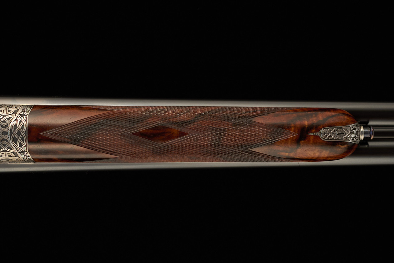 タ*ウ様 7/20終了 WRIGHT + DOYLE アンティークリネン カバー Celtic Engraved David McKay Brown 20 Bore with 29