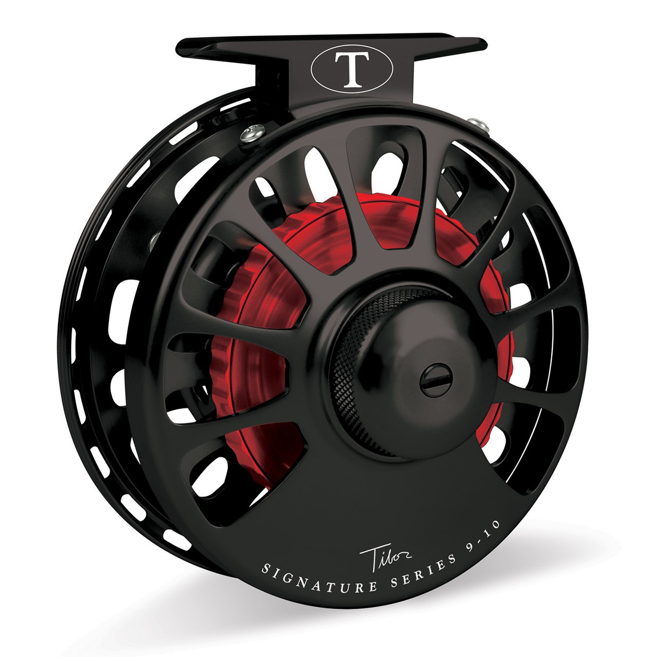 Signature Series 9-10wt Frost Black Reel with Red Hub36380 - Gordy & Sons  Outfitters