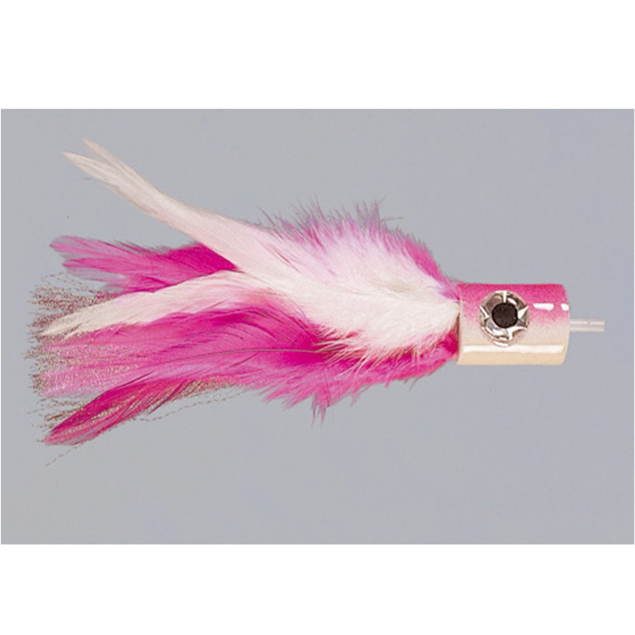 Tube Popper Hot Pink/White 4/041823 - Gordy & Sons Outfitters
