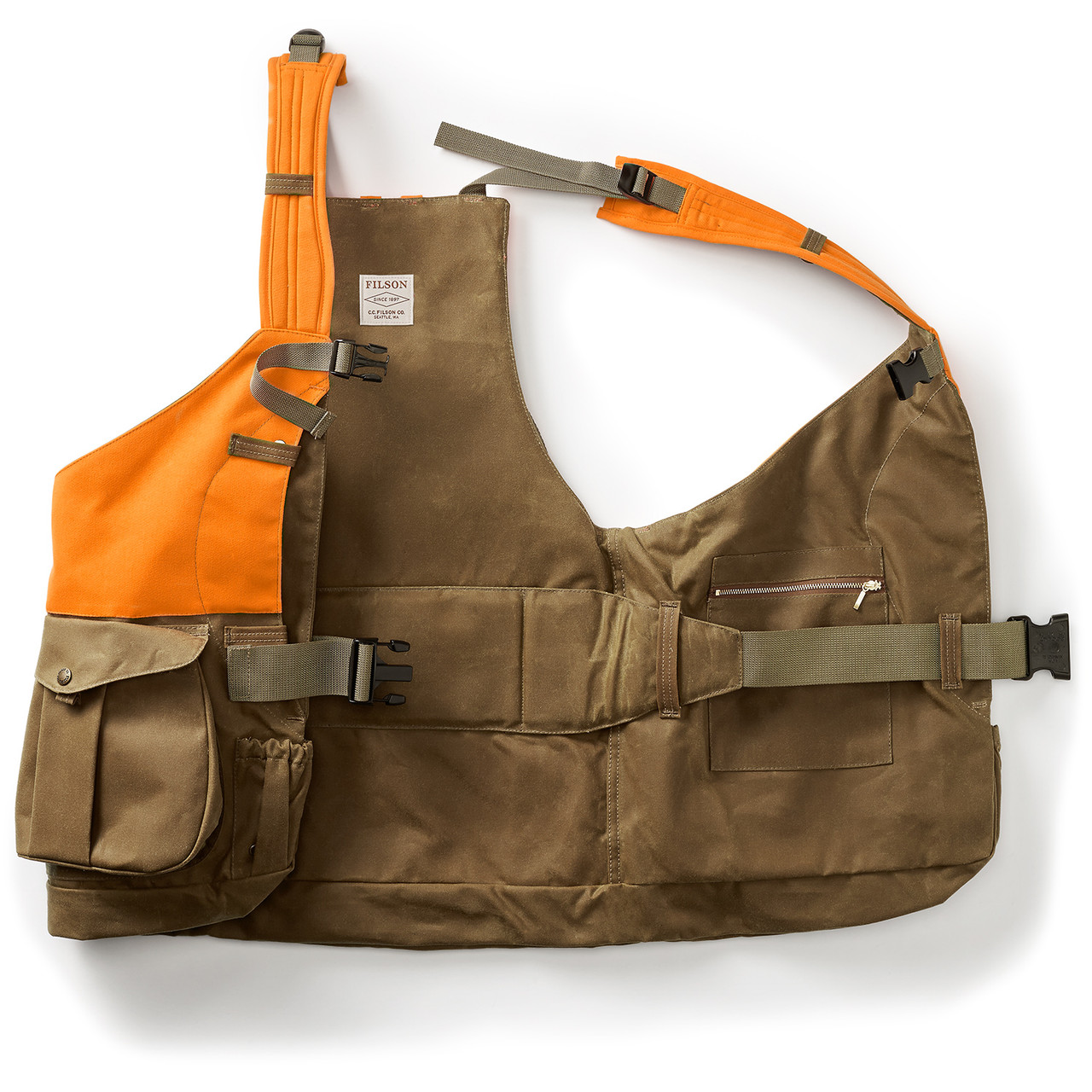 Filson Guide Strap Vest- Super- Tan/Blaze34700 - Gordy & Sons