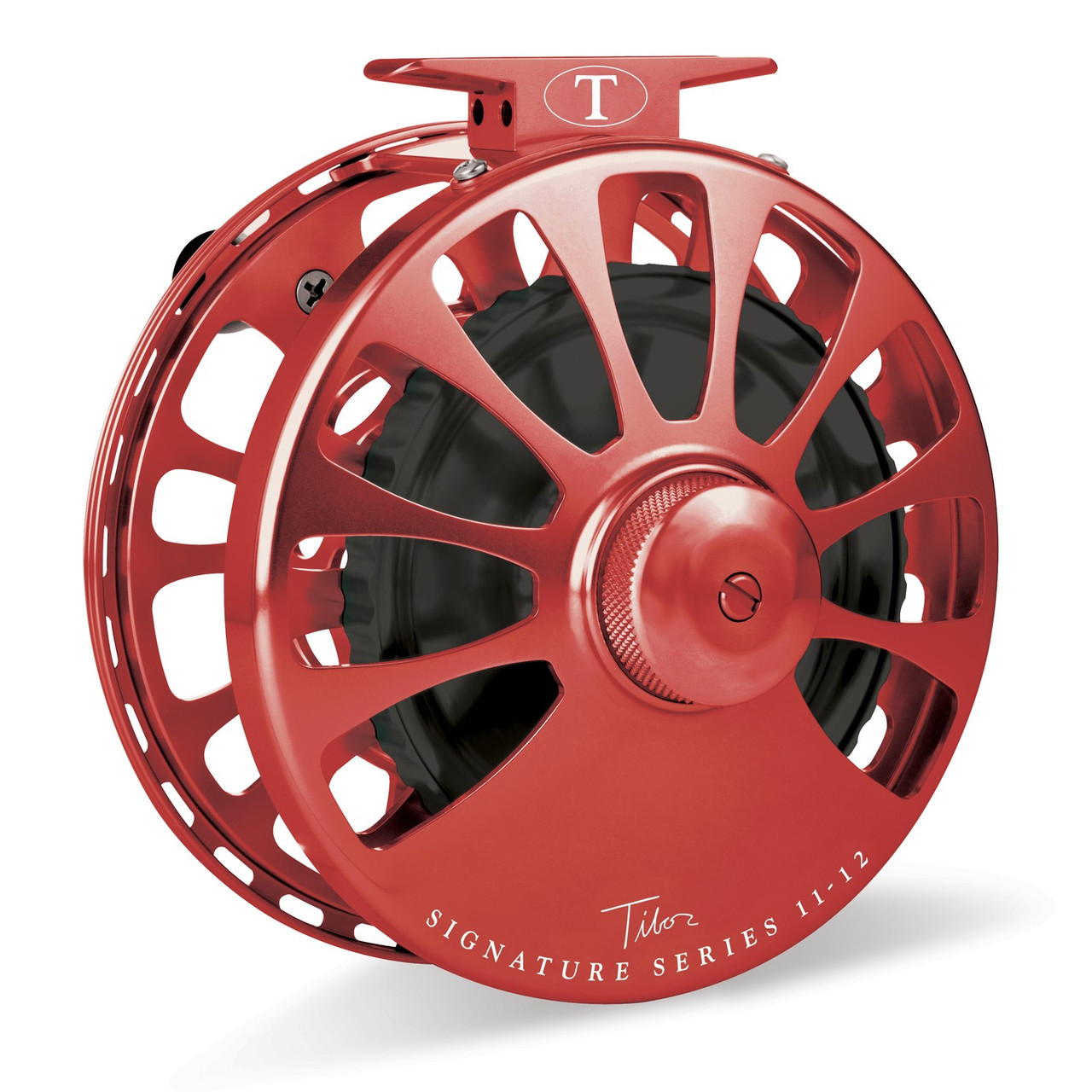 Signature Series 11-12wt Red Reel with Black Hub33590 - Gordy