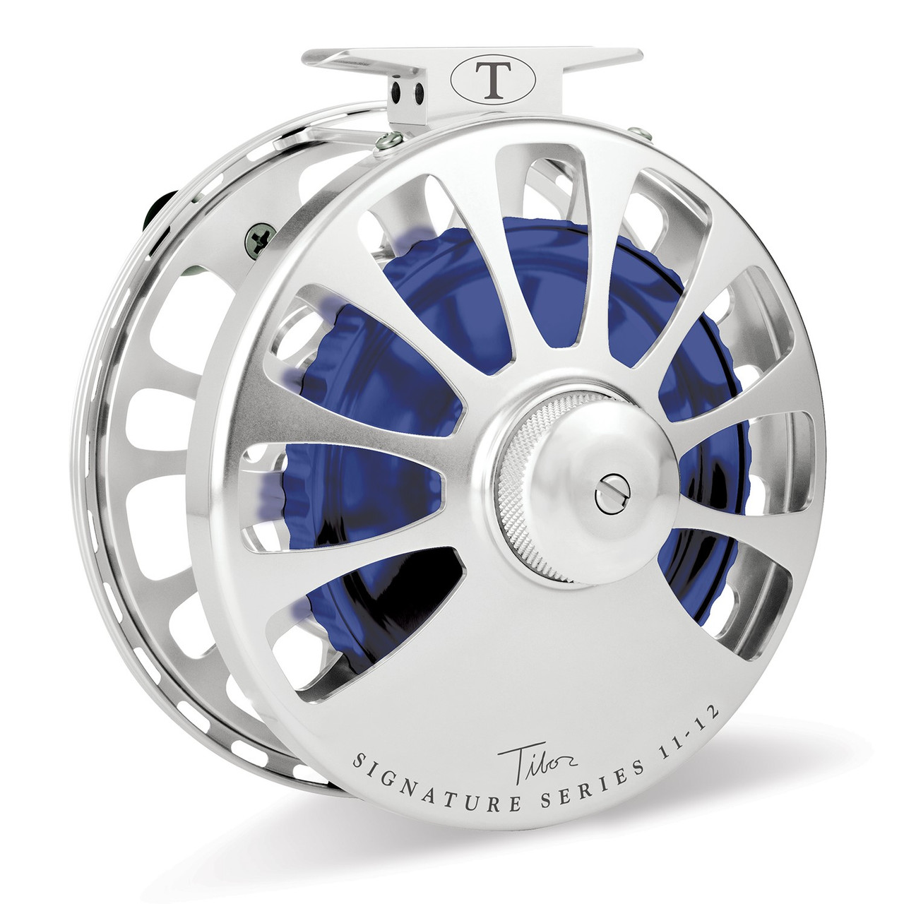 Signature Series 11-12wt Silver Reel Blue Hub32749 - Gordy & Sons