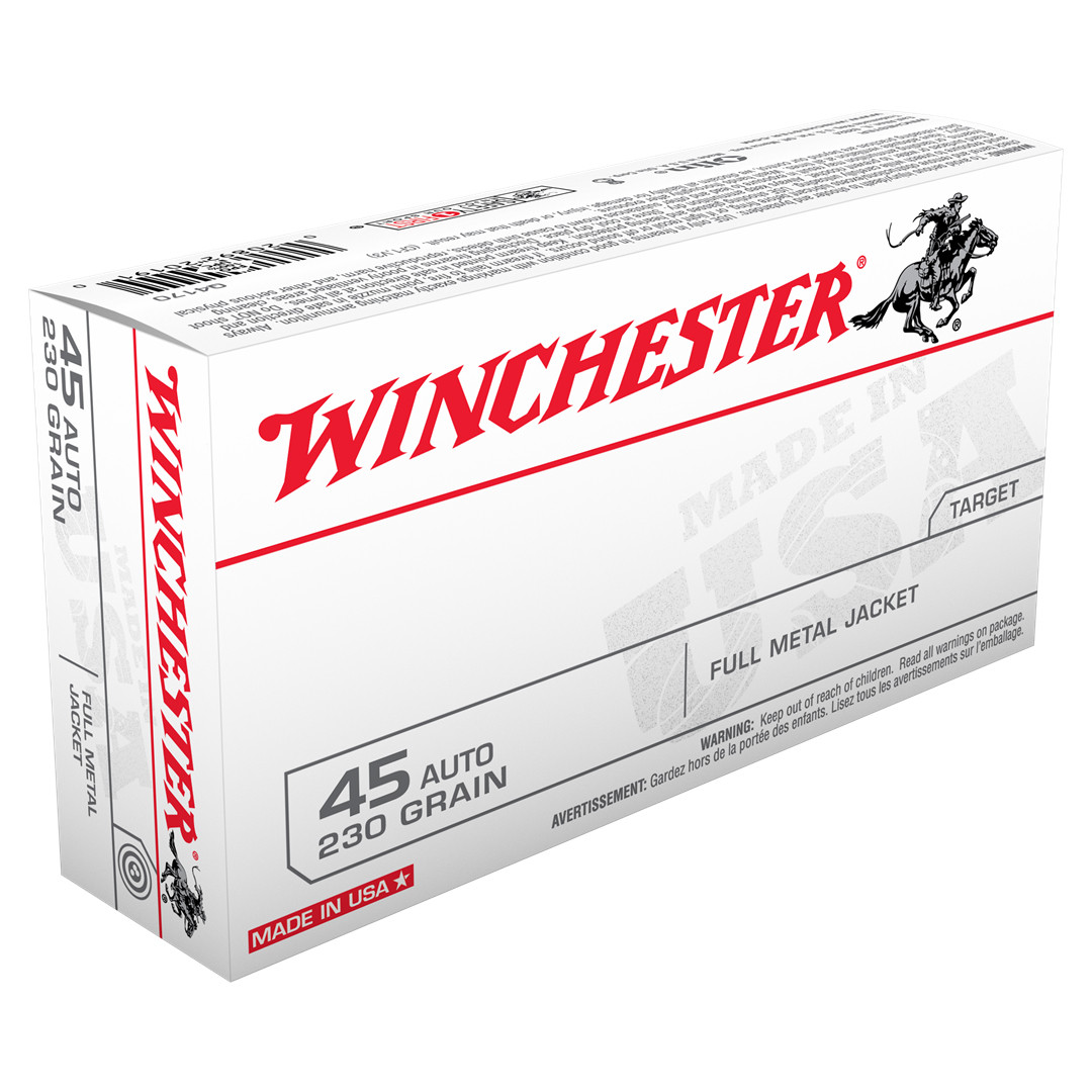 Winchester 45 Auto 230gr FMJ Target and Practice 50rd Q417057804
