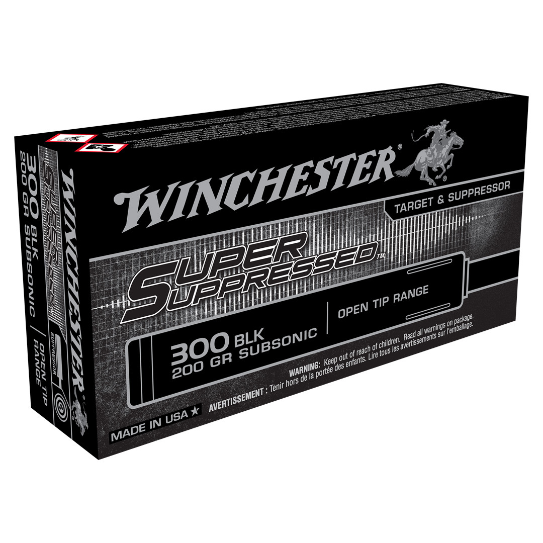 Winchester 300 Blackout 200gr Super Suppressed Open Tip Subsonic