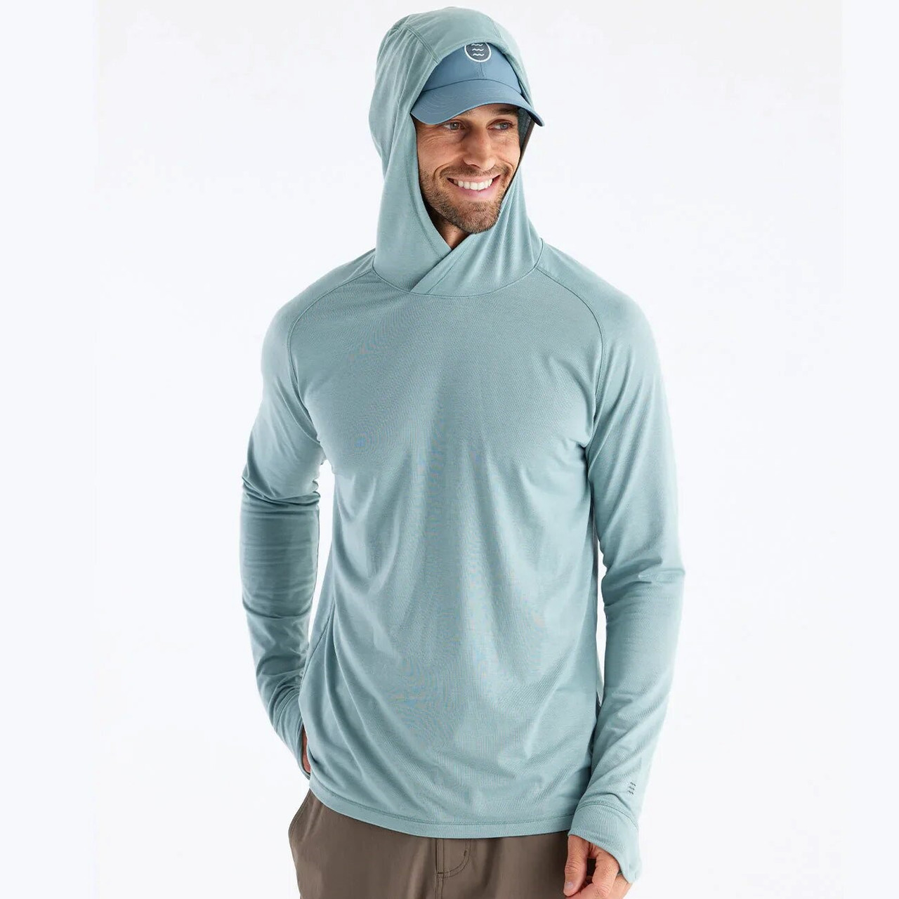 Free Fly Apparel Elevate Hoodie - Men's Shale Green XXL