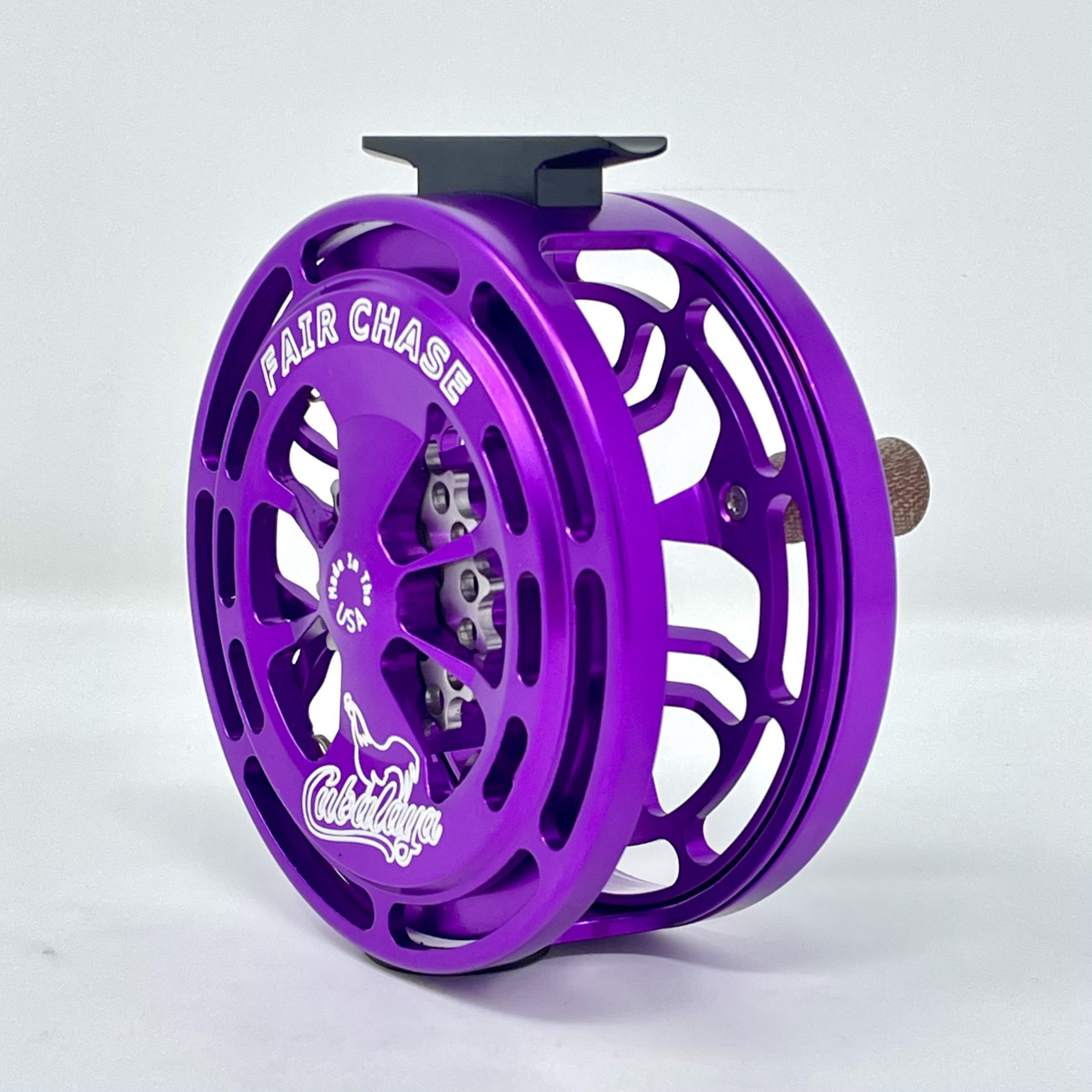 Fair Chase G2s Click Pawl Fly Reel-Purple on Purple - Cubalaya