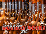 2025 Holiday Hours