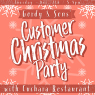 Dec 7:  Gordy & Sons Customer Christmas Party