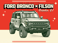 Oct 21: Ford Bronco / Filson