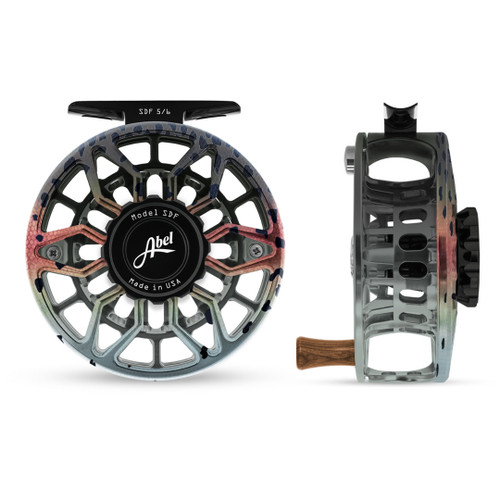 SDF Ported 4/5 Native Rainbow Reel w/ Rosewood Handle61347 - Gordy