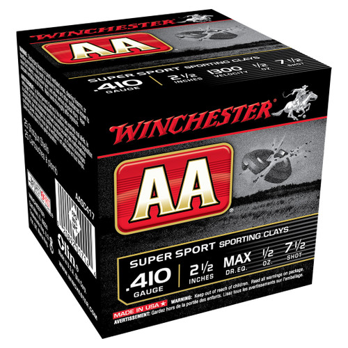 Winchester AA Super Sport 410 Bore 2 1/2" 1/2oz #7.5 Shot AASC41759563