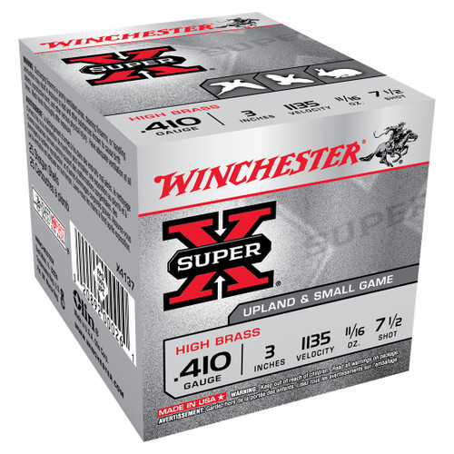 Winchester Super X 410 Bore  3" 11/16oz #7.5 HIgh Brass X