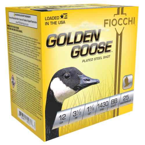 Fiocchi Golden Goose 12ga 3 1/2" 1 5/8oz #BB Shot 1235GGBB40920