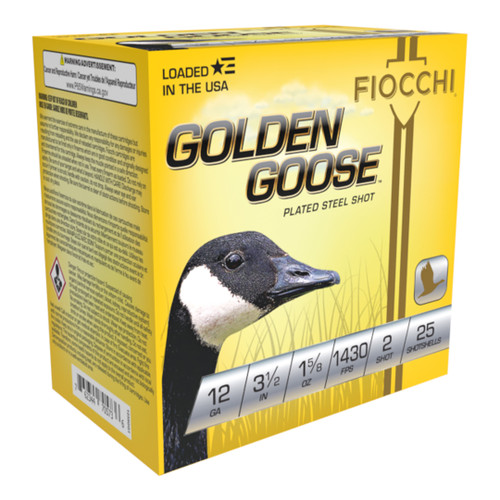 Fiocchi Golden Goose 12ga 3 1/2" 5/8oz #2 Shot 1235GG240921