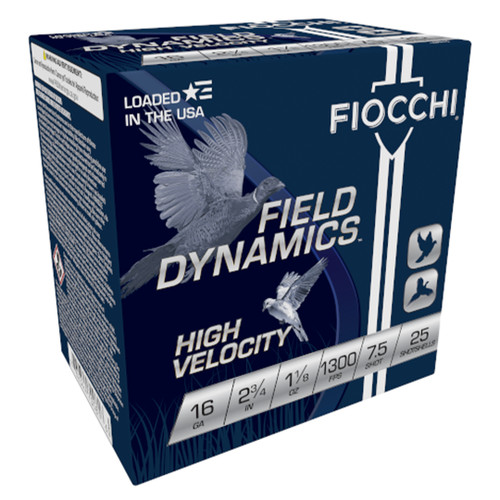 Fiocchi High Velocity 16ga 2 3/4" 1 1/8oz #8 Shot 16HV839283