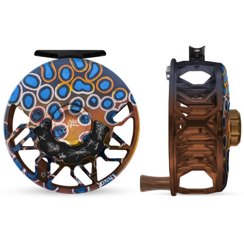 Rove 4/6 DeYoung Brown Flank Reel w/ Rose Handle and Freshwater