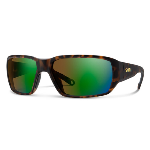 Smith Longfin Sunglasses - Tortoise / ChromaPop Glass Polarized Green Mirror