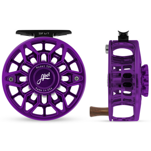 SDF Ported 6/7 Purple Reel w/ Rosewood Handle62034