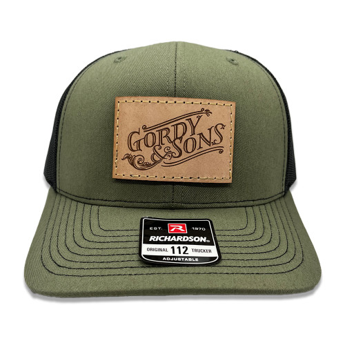 Gordy Leather Patch Trucker62536