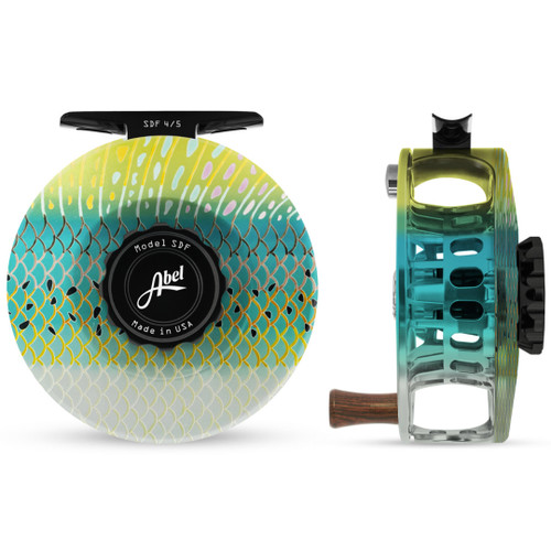 SDF Ported 4/5 Native Rainbow Reel w/ Rosewood Handle61347 - Gordy