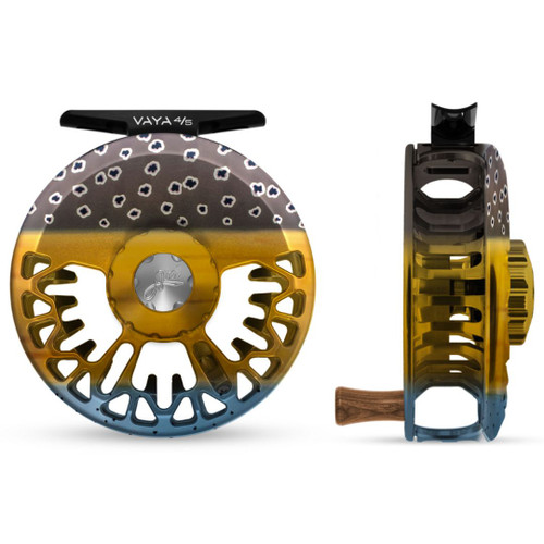 Vaya 4/5 Classic Brown Trout Reel w/ Walnut Handle62302 - Gordy