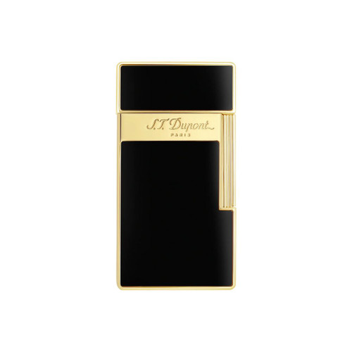 Lil Biggy Black Lacquer and Gold Lighter64512 - Gordy & Sons
