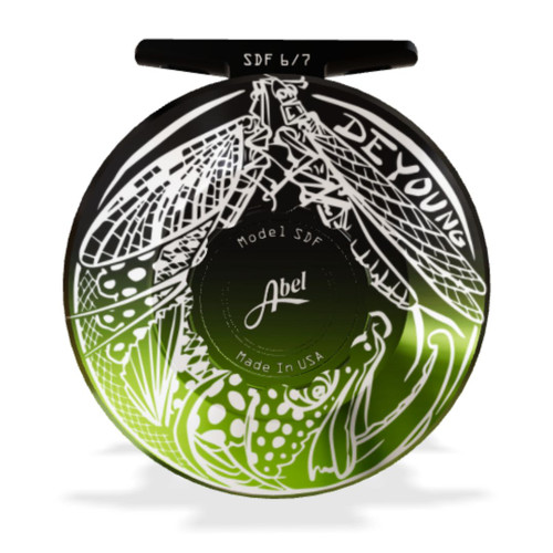 SDF Solid 6/7 Black Green Fade with DeYoung "Particularly Good To Me65363