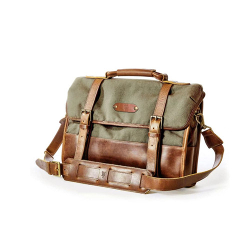 Tom Beckbe Waxed Canvas Messenger Bag