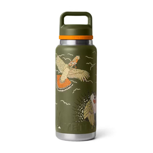 YETI Rambler® 36oz Water Bottle | Upland Bird Olive | Chug Cap