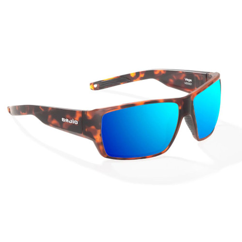 Vega Blue Mirror Glass Lens / Brown Tortoise Matte Frame
