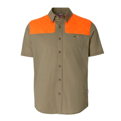 Orvis Mens Featherweight Short-Sleeve Shooting Shirt in Blaze Sagewood