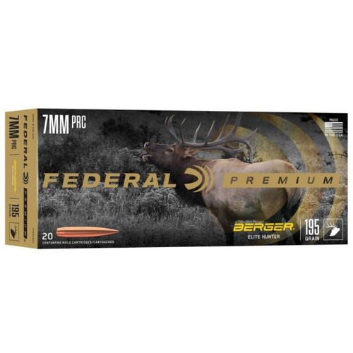 Federal Premium 7mm PRC 195ge Berger Elite Hunter P7PRCEH1
