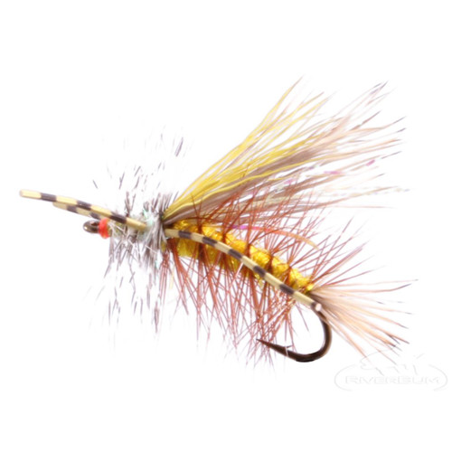 Umpqua Crystal Stimulator Rubber Legs | Kauffman | Yellow | Size 1224227