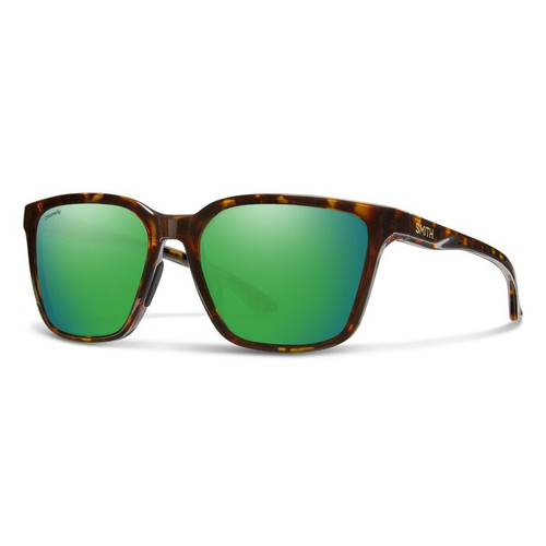 Shoutout Vintage Tortoise Frame/ ChromaPop Glass Polarized Green Mirror Lens