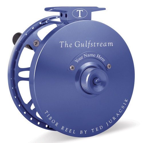 The Gulfstream Reel Matte Black with Tarpon Engraving32790