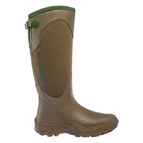 LaCrosse Women's Alpha Agility Snake Boot 15", Brown/Green, outside