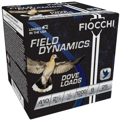 Fiocchi .410 Game & Target 2 1/2" 1/2oz #8 Shot 410GT854665