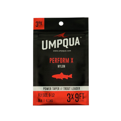 Perform X Trout Leader 9'-6X 3 Pack51630