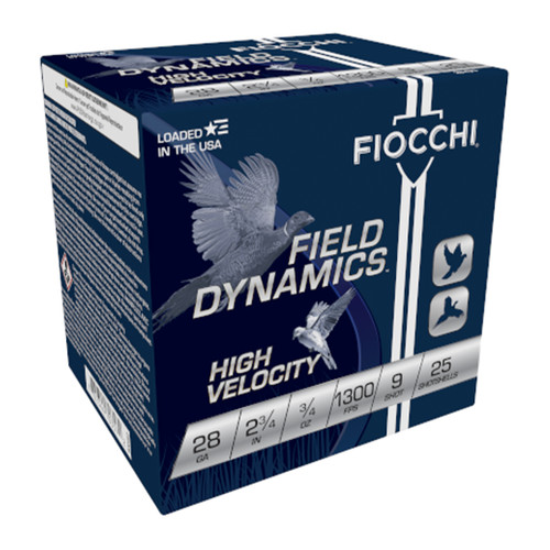 Fiocchi Upland Game 28 GA 2 3/4" 3/4OZ HV LEAD #9 28HV947903