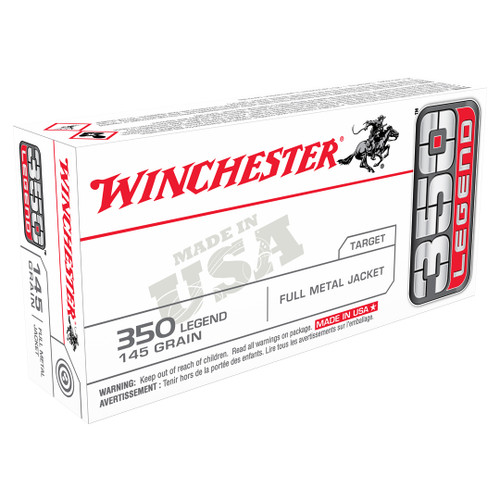 Winchester 350 Legend 145gr FMJ Target & Practice USA350156926