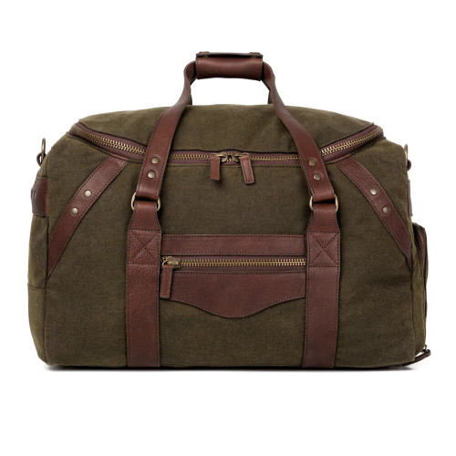 Campaign Waxed Canvas Large Field Duffle