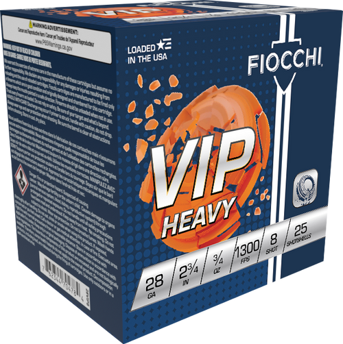 Fiocchi VIP Heavy 28ga 2 3/4" 3/4oz #7.5 Shot 28VIPH7551755